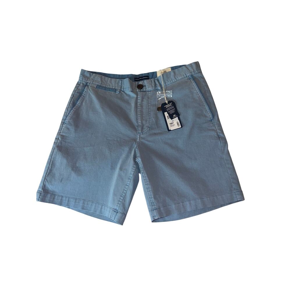 Surfside Supply Men’s Chino Shorts NWT Size 32 Blue Casual Stretch Flat Front